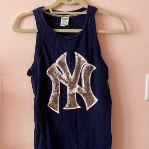 Victoria Secret PINk NY yankees tank